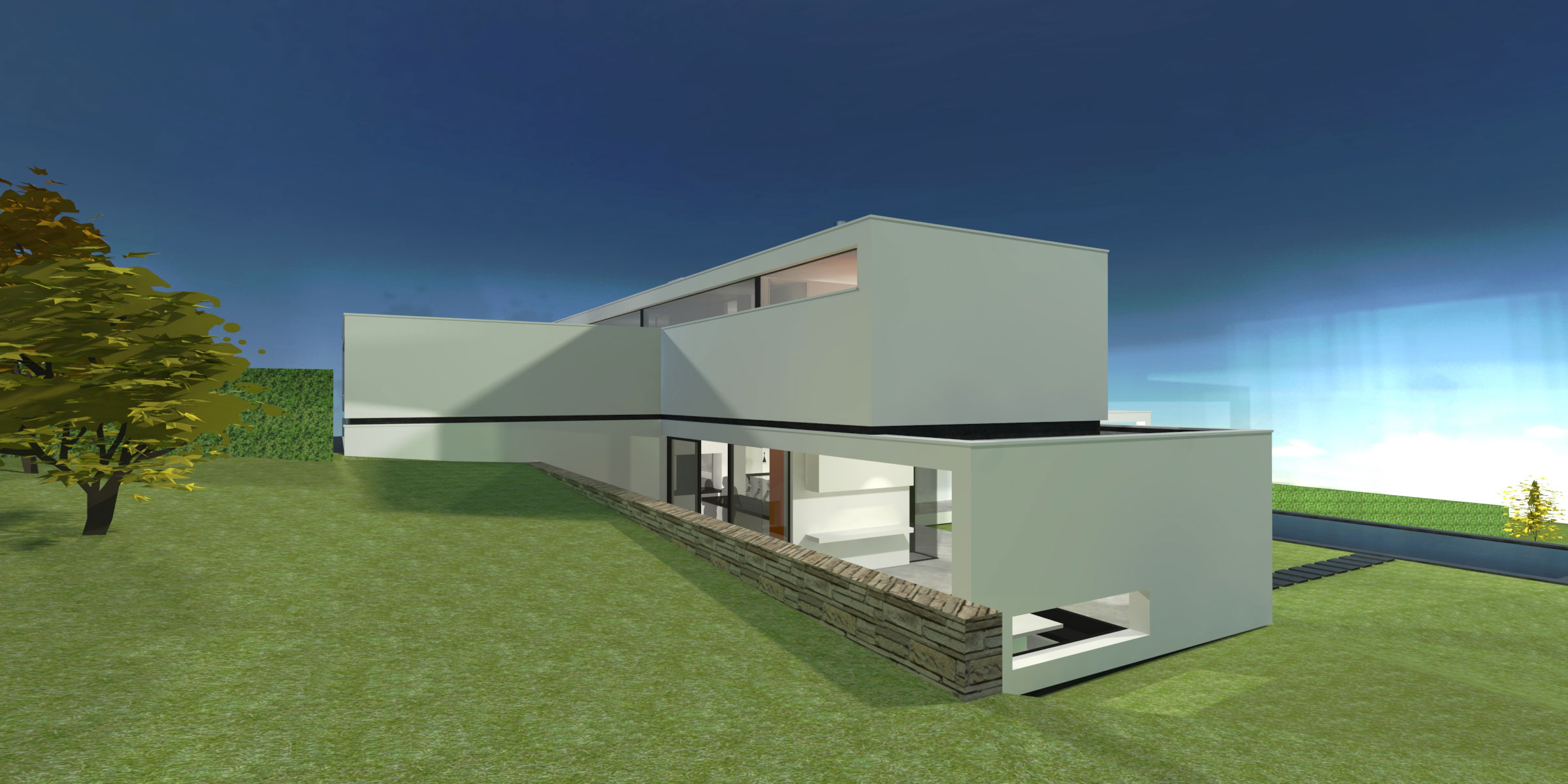  &copy; <bold> SMASH ARCHI</bold>TECTURE srl | LABA | construction d'une villa contemporaine