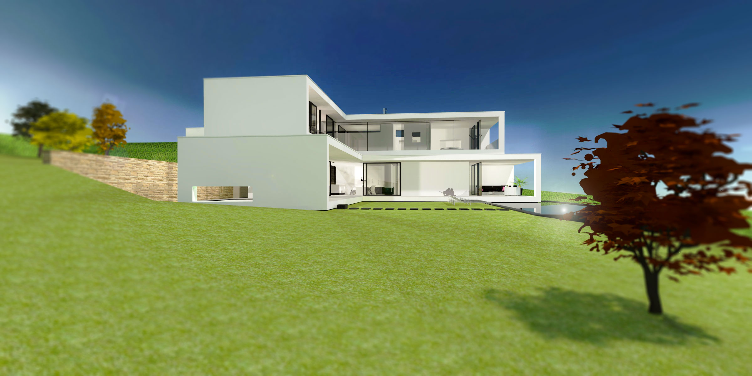  &copy; <bold> SMASH ARCHI</bold>TECTURE srl | LABA | construction d'une villa contemporaine