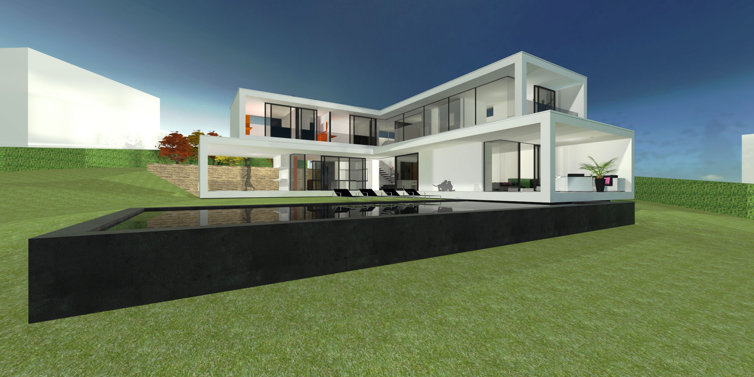  &copy; <bold> SMASH ARCHI</bold>TECTURE srl | LABA | construction d'une villa contemporaine