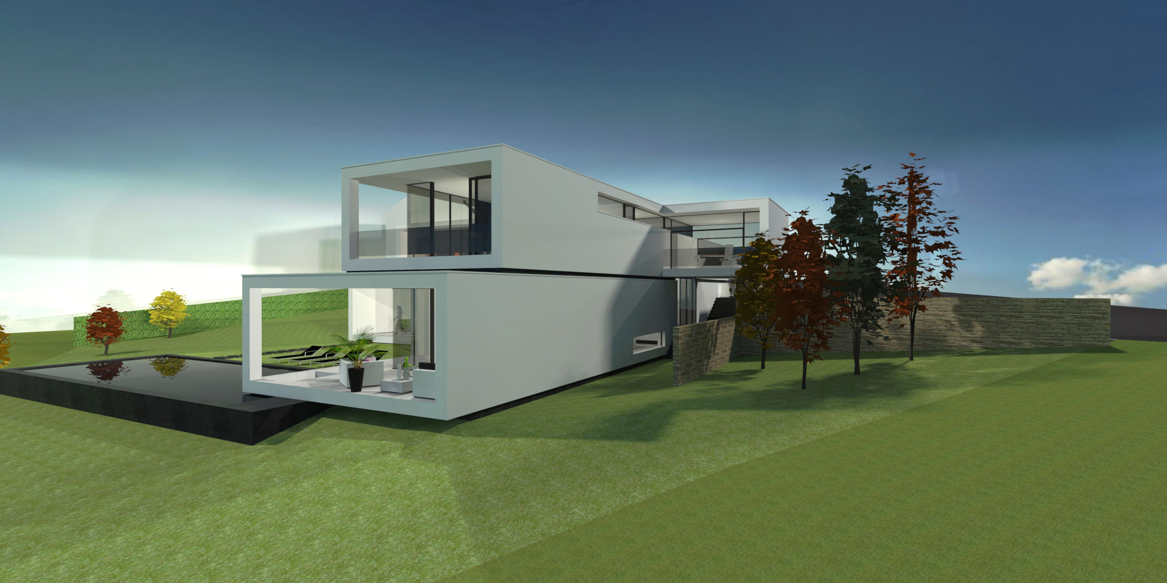  &copy; <bold> SMASH ARCHI</bold>TECTURE srl | LABA | construction d'une villa contemporaine