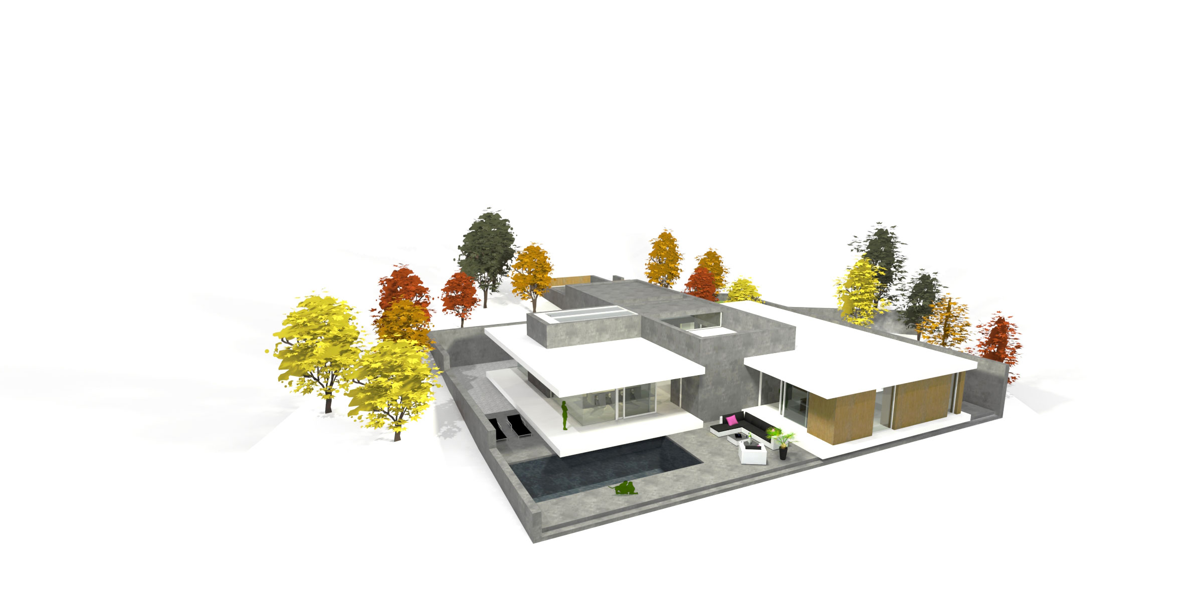  &copy; <bold> SMASH ARCHI</bold>TECTURE srl | STONE-01 | construction d'une villa contemporaine